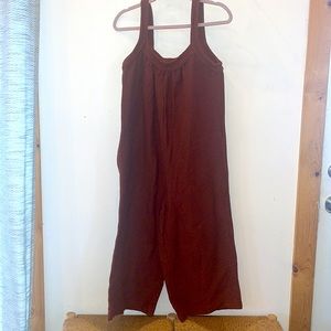 Madewell wide leg romper